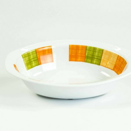 FUENTE OVAL PROFUNDA - 25 x 18,5 x 6 cm