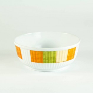 ENSALADERA RAYADA - Ø 21 x 9 cm