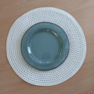 PLATO POSTRE VERDE ESTAMBUL  23 CM