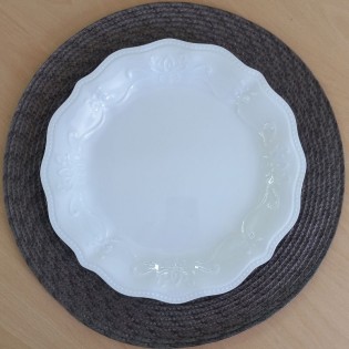 PLATO PLAYO 27CM BLANCO NIZA 2