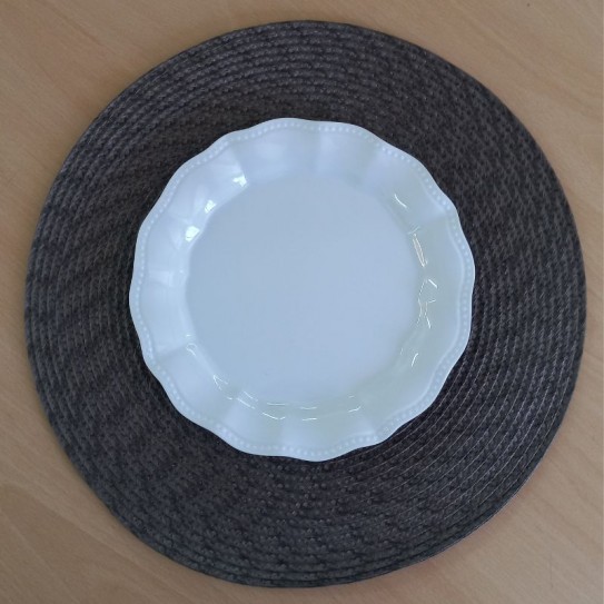 PLATO POSTRE 22 CM BLANCO NIZA