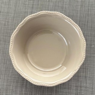 BOWL REDONDO BEIGE NIZA 18 CM