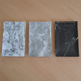 PLATO RECT. 25 x 16 CM MÁRMOL SURTIDO