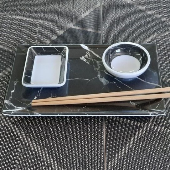 PLATO RECT. 25 x 16 CM MÁRMOL SURTIDO