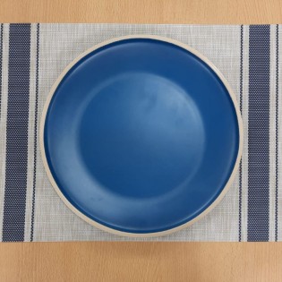 PLATO PLAYO AZUL VIENA 26 CM
