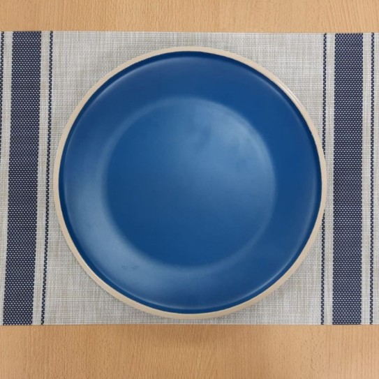 PLATO PLAYO AZUL VIENA 26 CM