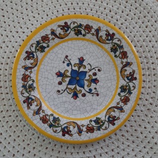 PLATO POSTRE AMARELLO - Ø 20 cm