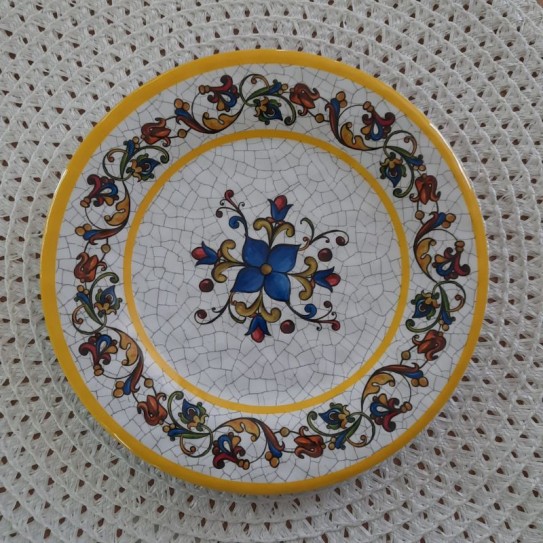 PLATO POSTRE AMARELLO - Ø 20 cm