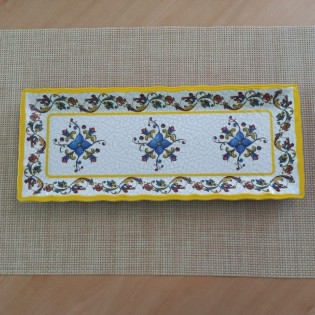 BANDEJA RECTANGULAR AMARELLO - Ø 48 x 20 cm