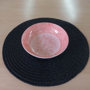 BOWL 19X5 CM AQUA PINK