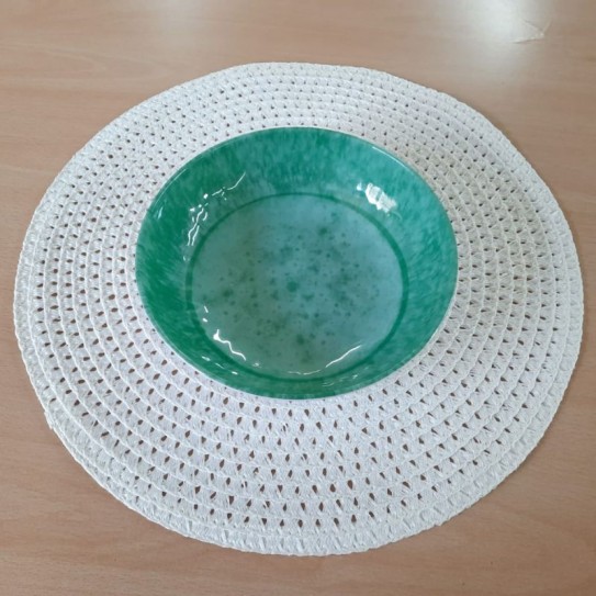 BOWL 19X5 CM AQUA GREEN