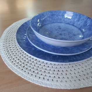 BOWL 19X5 CM AQUA BLUE
