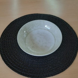 BOWL 19X5 CM AQUA BEIGE