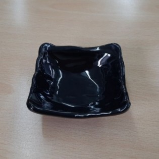 BOWL CUADRADO NEGRO 8,8 x 3,5 CM