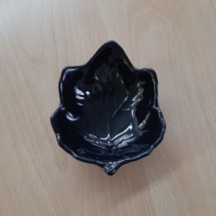 BOWL HOJA NEGRO 9,5 x 8 x 3 CM
