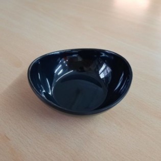 BOWL IRREGULAR NEGRO 9,9 x 9,1 x 3,8 CM