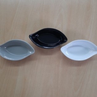 BOWL OVAL GRIS 12,9 x 7 x 3,1 CM 2