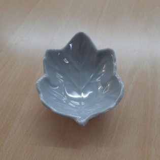 BOWL HOJA GRIS 9,5 x 8 x 3 CM