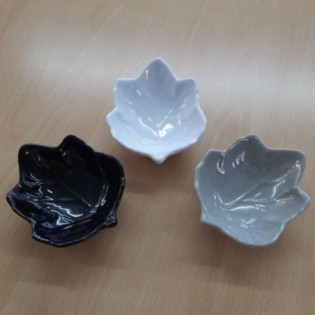BOWL HOJA GRIS 9,5 x 8 x 3 CM 2