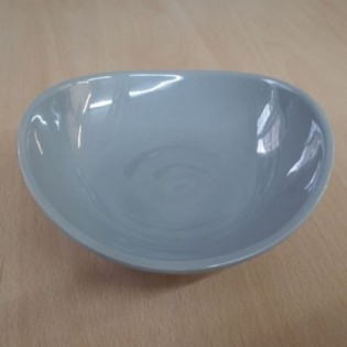 BOWL IRREGULAR GRIS 17,3 x 15,6 x 5,2 CM