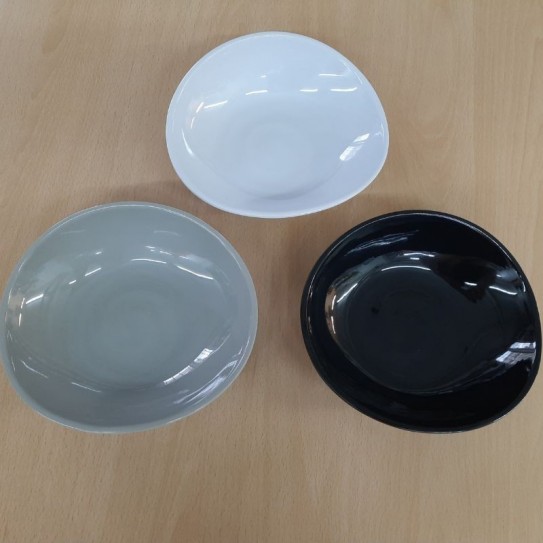 BOWL IRREGULAR GRIS 17,3 x 15,6 x 5,2 CM