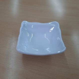 BOWL CUADRADO BLANCO 8,8 x 3,5 CM