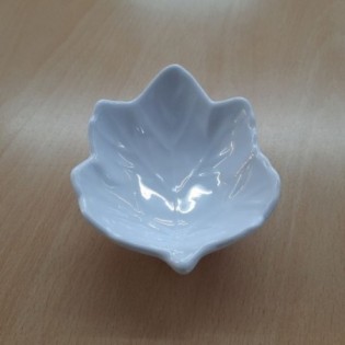 BOWL HOJA BLANCO 9,5 x 8 x 3 CM