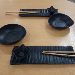 BOWL IRREGULAR NEGRO MATE 17,3 x 15,6 x 5,2 CM 2
