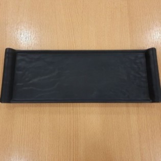 PLATO RECTANGULAR NEGRO MATE 30,3 x 10,7 x 2,1 CM