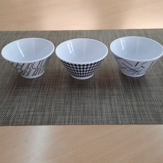 BOWL SUSHI 6 DIS. AZUL 12,5 x 6,5 CM