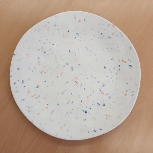 PLATO PLAYO 26 CM TERRAZO