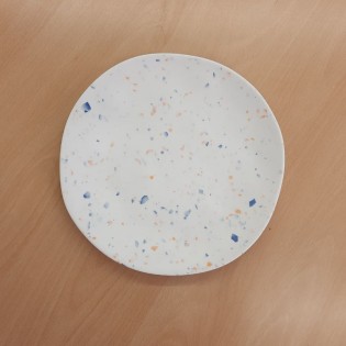 PLATO POSTRE 21,5 CM TERRAZO