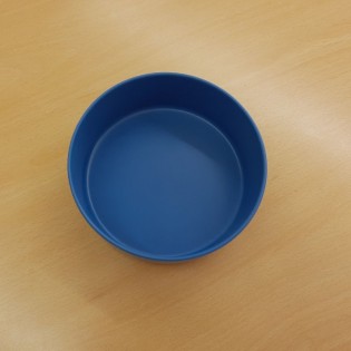 BOWL 15,5 CM BORDE AZUL MATE