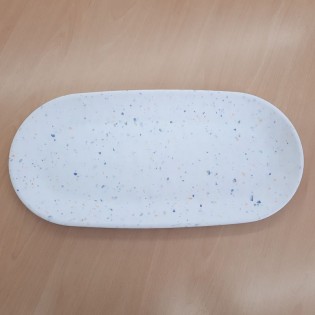 BANDEJA RECT. 47,7 X 23,7 CM TERRAZO