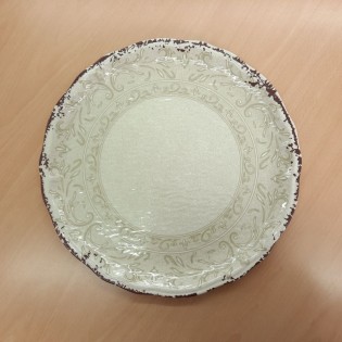 BANDEJA REDONDA MARFIL - Ø 35,5 cm