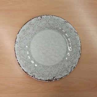 PLATO PLAYO GRIS - Ø 27 cm