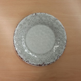 PLATO POSTRE GRIS - Ø 20 cm