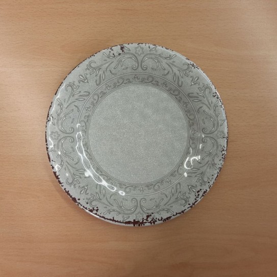 PLATO POSTRE GRIS - Ø 20 cm