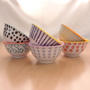 BOWL REDONDO BICOLOR CHICO - Ø 11,2 x 6 cm