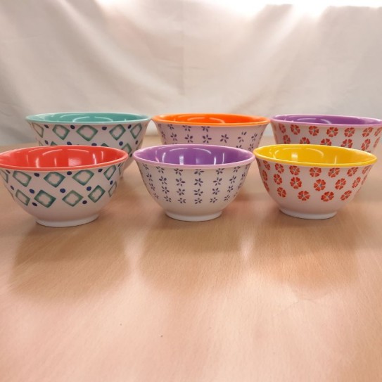 BOWL REDONDO BICOLOR CHICO - Ø 11,2 x 6 cm