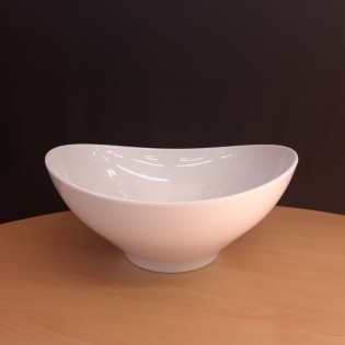ENSALADERA BLANCA IRREGULAR 37 x 33 x 14 CM