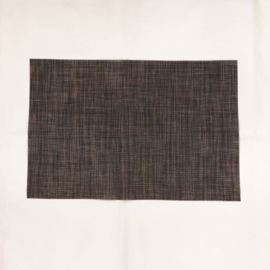 INDIVIDUAL MARRÓN JASPEADO x 4 PCS 45x30 CM