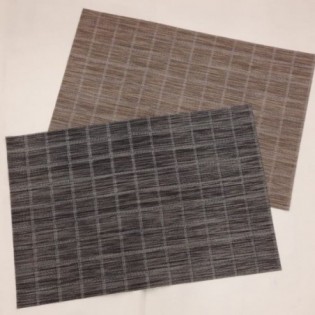 INDIVIDUAL CUADROS MARRÓN x 4 PCS 45x30 CM 2