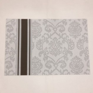 INDIVIDUAL FLOR NEGRO x 4 PCS 45x30 CM
