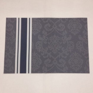INDIVIDUAL FLOR AZUL x 4 PCS 45x30 CM