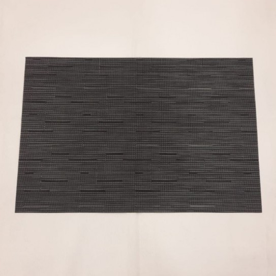INDIVIDUAL ORIZ. NEGRO x 4 PCS 45x30 CM