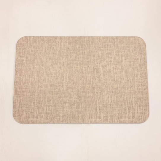 INDIVIDUAL BORDE RED. BEIGE x 4 PCS 45x30 CM