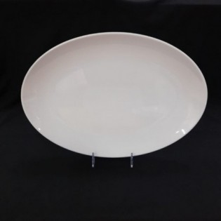 BANDEJA OVAL BLANCA 40,7 x 29 CM