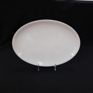BANDEJA OVAL BLANCA 34,8 x 25 CM