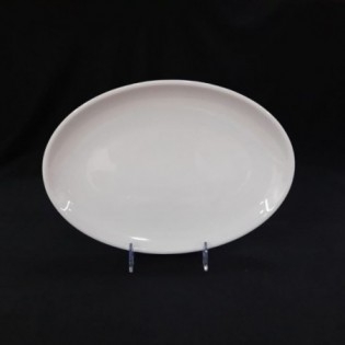 BANDEJA OVAL BLANCA 30,4 x 21,6 CM